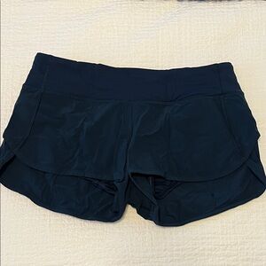 lululemon athletica Navy Athletic Running Shorts